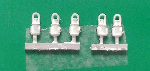 SPRINGSIDE MODELS SPDA5 OO/1.76 LNER HEAD & TAIL LAMPS (5) - (PRICE INCLUDES DELIVERY)