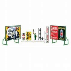 WILLS SS21 OO/1:76 HOARDINGS & BILL POSTER - (PRICE INCLUDES DELIVERY)