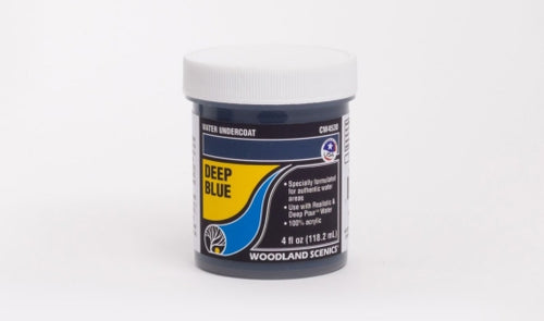 WOODLAND SCENICS CW4530 110ML DEEP BLUE WATER UNDERCOAT - (PRICE INCLUDES DELIVERY)